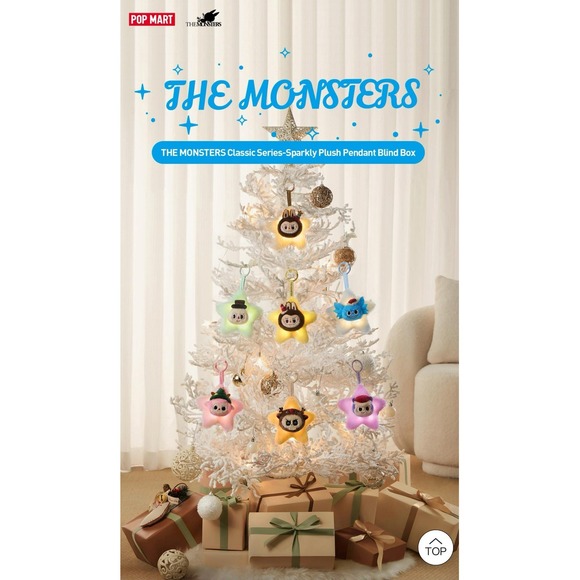 Popmart‎ Authentic The Monsters Classic Series Sparkly Plush Pendant YAYA - US - Picture 3 of 8